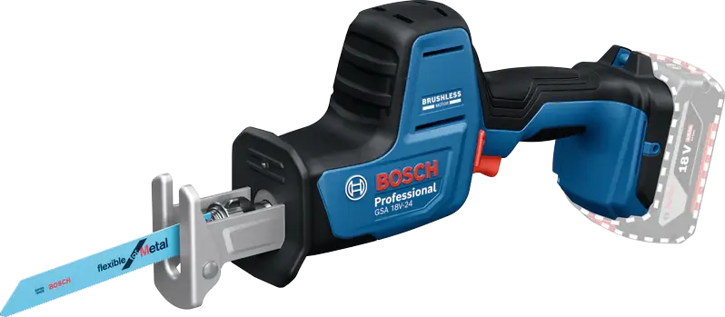 Beperkte Voorraad Bosch GSA 18V-24 Accu Reciprozaag - 06016A5100