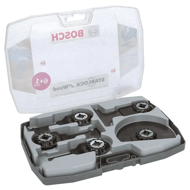 Gecertificeerd Bosch STARLOCK SET HOUT 6+1