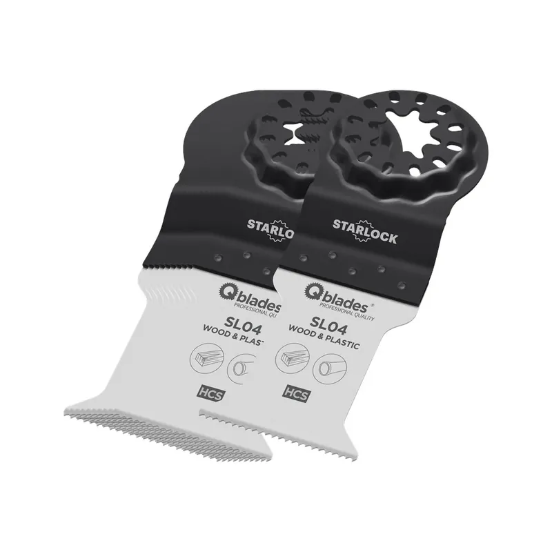 Qblades Multitool Zaagblad Standaard HCS 35x50mm Starlock SL04 set van 11 stuks Merkproduct