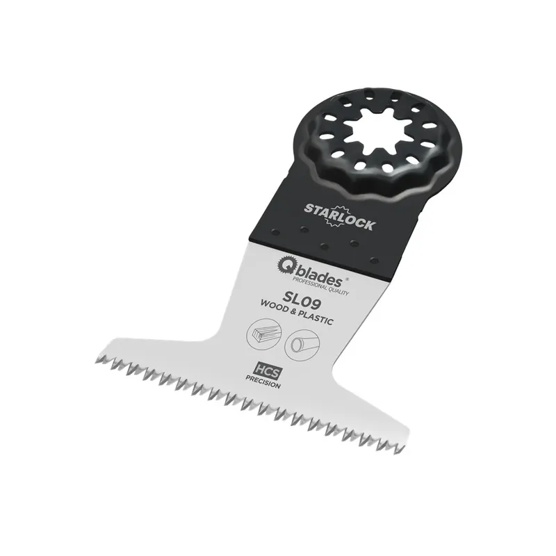 Qblades Multitool Zaagblad Precision HCS 65x50mm Starlock SL09 1st Shop Nu