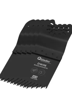 Actieprijs Qblades Multitool Zaagblad Precision 34x40mm HCS DW06 5st