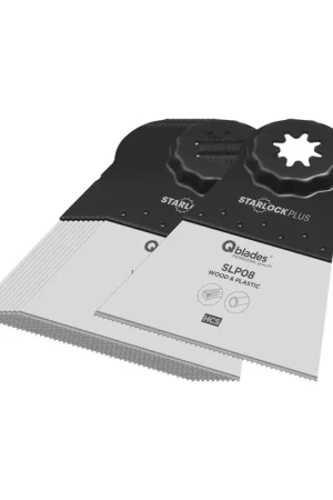 Aanbieding Qblades Multitool Zaagblad Hout Standaard Starlock Plus SLP08 65x50mm HSC 11st