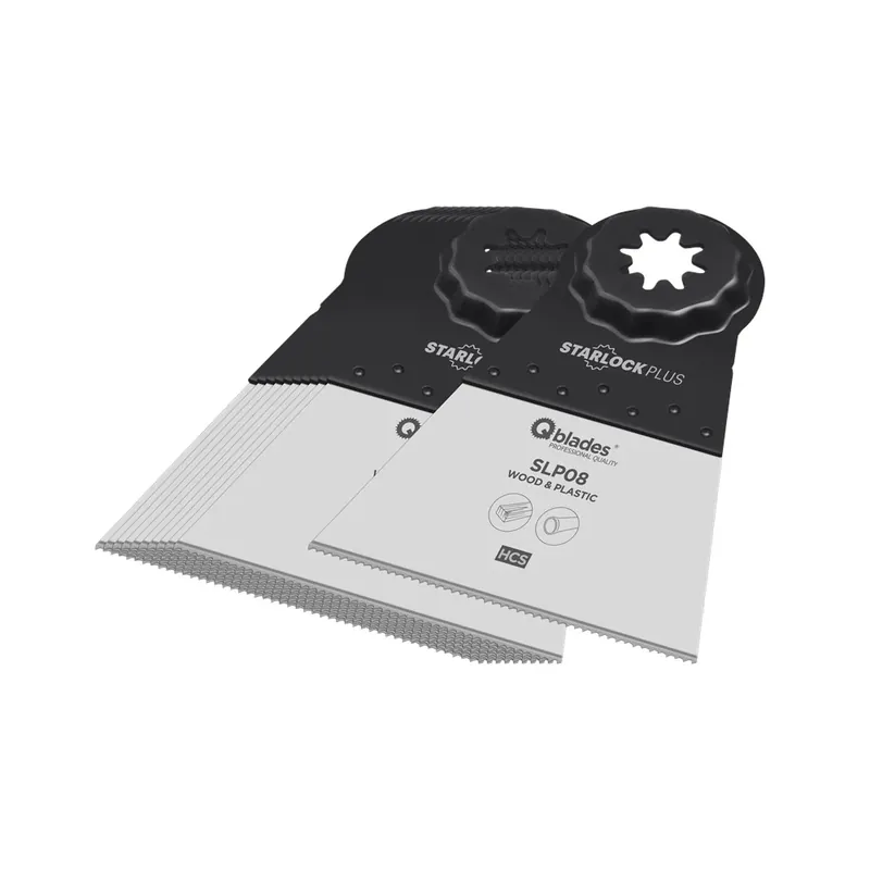 Aanbieding Qblades Multitool Zaagblad Hout Standaard Starlock Plus SLP08 65x50mm HSC 11st