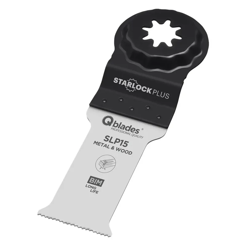 Qblades Multitool BiM Zaagblad Hout en Metaal Starlock Plus 28x60mm SLP15 1st Dagaanbieding