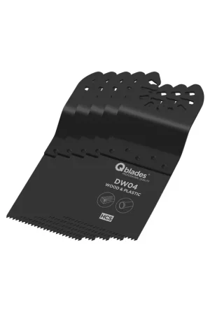 Flitsaanbieding Qblades Multitool Zaagblad Standaard 34x40mm HCS DW05 5st