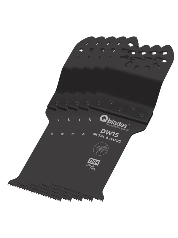 Qblades Multitool BiM Zaagblad 28x60mm DW15 5st Hete Deal