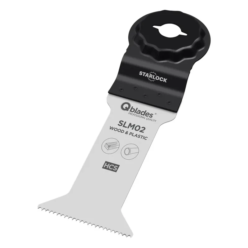 Qblades Multitool Zaagblad Hout Standaard Starlock Max 42x78mm HCS SLM02 1st Laatste Kans
