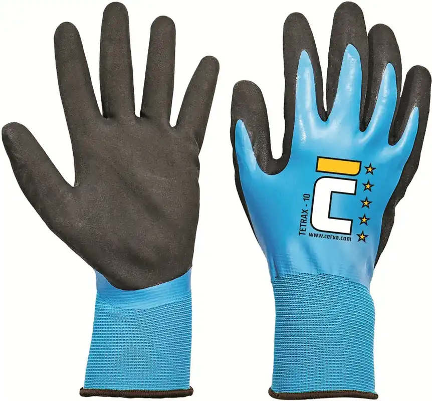 Laatste Versie CERVA TETRAX HANDSCHOEN MT 10 WATERDICHT-WERKEN