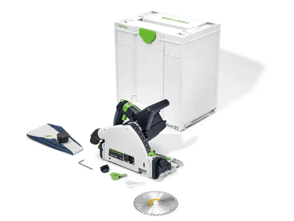 Koopje Festool TSC 55 KEB-Basic 2×18V Accu Invalcirkelzaag