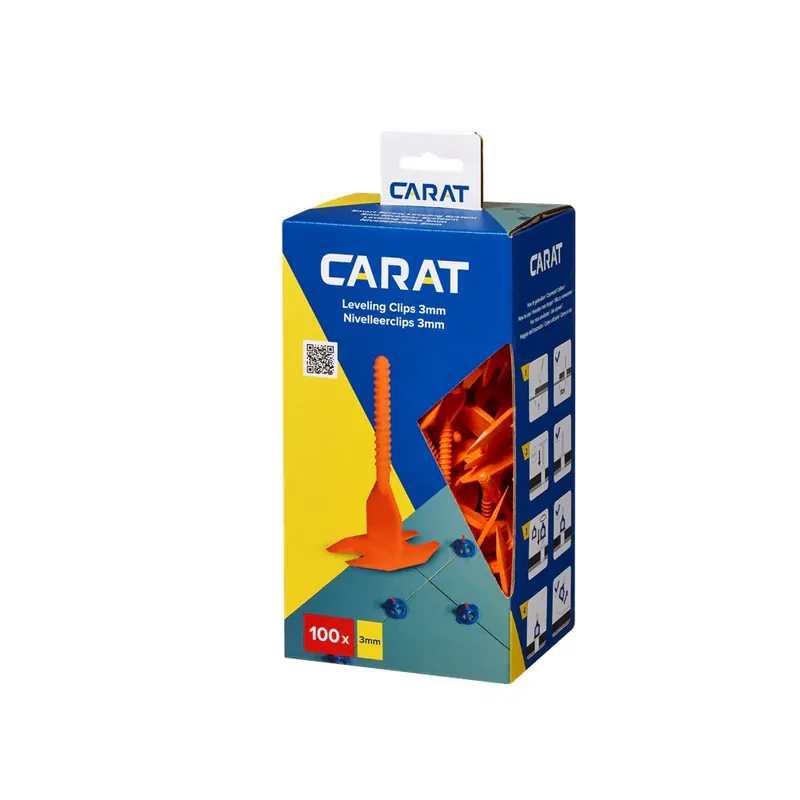 CARAT NIVELLEERCLIPS 3,0 MM 100 ST. Beperkt Aanbod