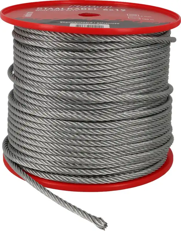 Kelfort Staaldraadkabel 2,0mm 6x7 100m - 1525846 Koop Vandaag
