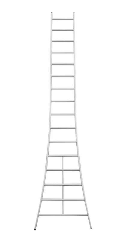 Snelle Levering Jako ENKELE LADDER 1X16 SPORTS TYPE ATLAS GEBOGEN VOET GEANNODISEERD