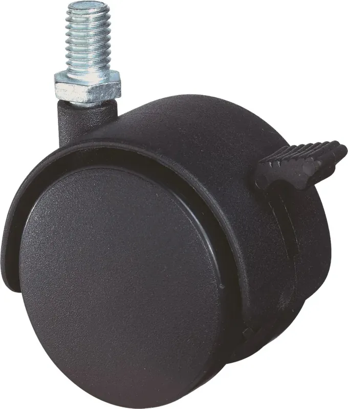 Kelfort Meubelzwenkwiel Zwart Kunststof 50mm - 1519712 Premium