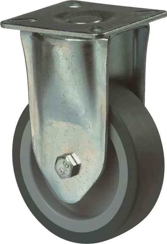 Kelfort Bokwiel Blauw/Grijs Rubber Gegalvaniseerd 100mm - 1521729 Actieprijs