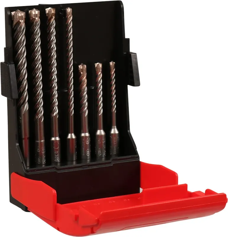 Nu Kopen KELFORT HAMERBOORSET 7-DELIG SDS+ 5,6,8X50/110-6,8,10,12X100/160MM