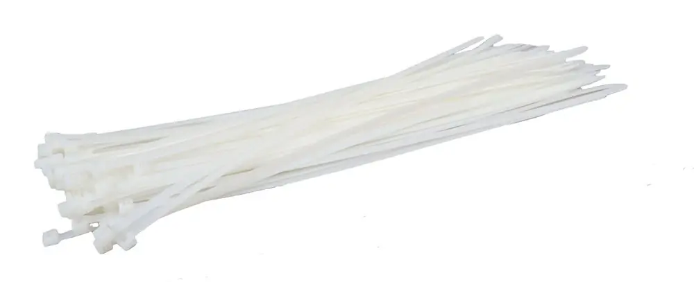 Merkproduct Kortpack Bundelbandjes 450x7,6mm Wit - 099.0353
