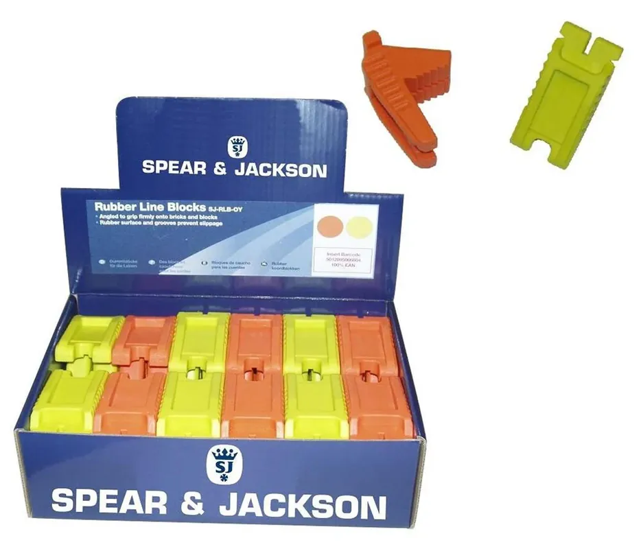 Rechtstreeks Van De Fabrikant Spear & Jackson Set Opspanblokken Rubber 2st - 10701K