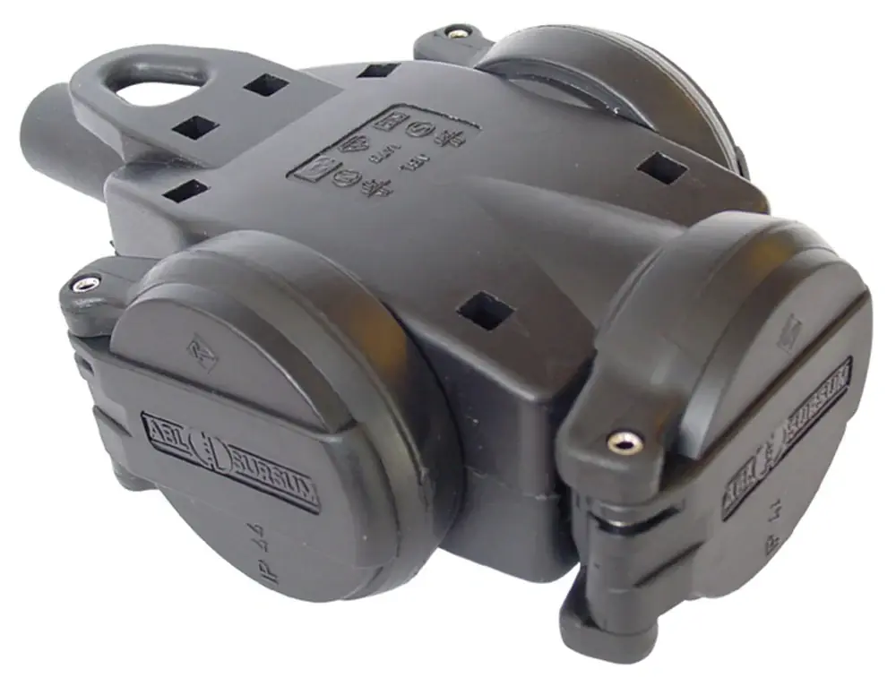 Aanbieding Connectra VERDEELBLOK 3V (Z/KABEL) EITJE