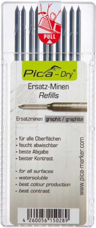NAVULVERPAKKING LYRA PICA DRY 10 ST. GRAPHIT 2B Laatste Kans