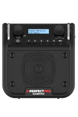 Must-Have PERFECTPRO DABPRO 2 BOUWRADIO DAB+/FM/BLUETOOTH/OPLAADBAAR