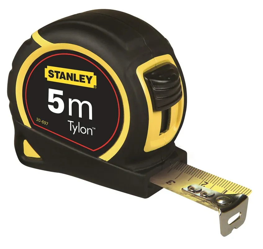 STANLEY Tylon Rolbandmaat 5m 19mm - 0-30-697 Lage Kosten