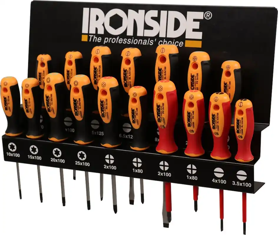 Ironside SCHROEVENDRAAIERSET 17-DELIG Goedkoop