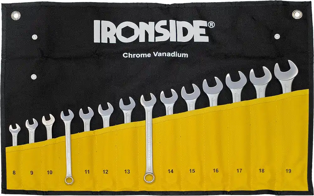 Ironside RING/STEEK SET 12-DELIG 8-19MM IN FOUDRAAL 10 EN 13 DUBBEL Bestseller