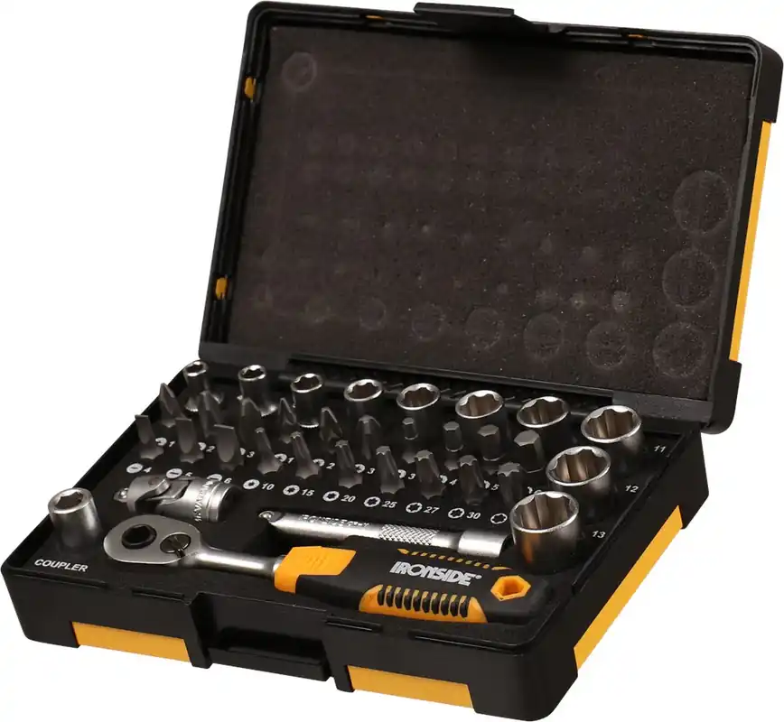 Ironside DOPPEN-BITSSET MINI 34-DELIG MET RATEL Superprijs