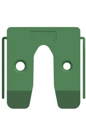 Beperkt Aanbod GB UITVULPLAATJE GROEN MET STELPOOTJES 10 KS 50X50