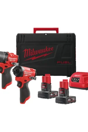 Direct Verzonden MILWAUKEE® MILWAUKEE M12 FPP2A2-402X M12 FUEL POWERPACK (M12 FPD2, M12 FID2, 2 X M12 B4 ACC