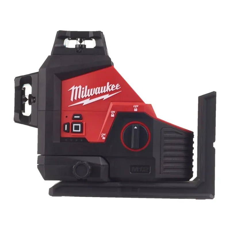 Voordeelprijs MILWAUKEE® MILWAUKEE M12 3PL-0C M12 DRIEDIMENSIONALE LASER MET 3 GROENE 360ø LASER CIRKELS