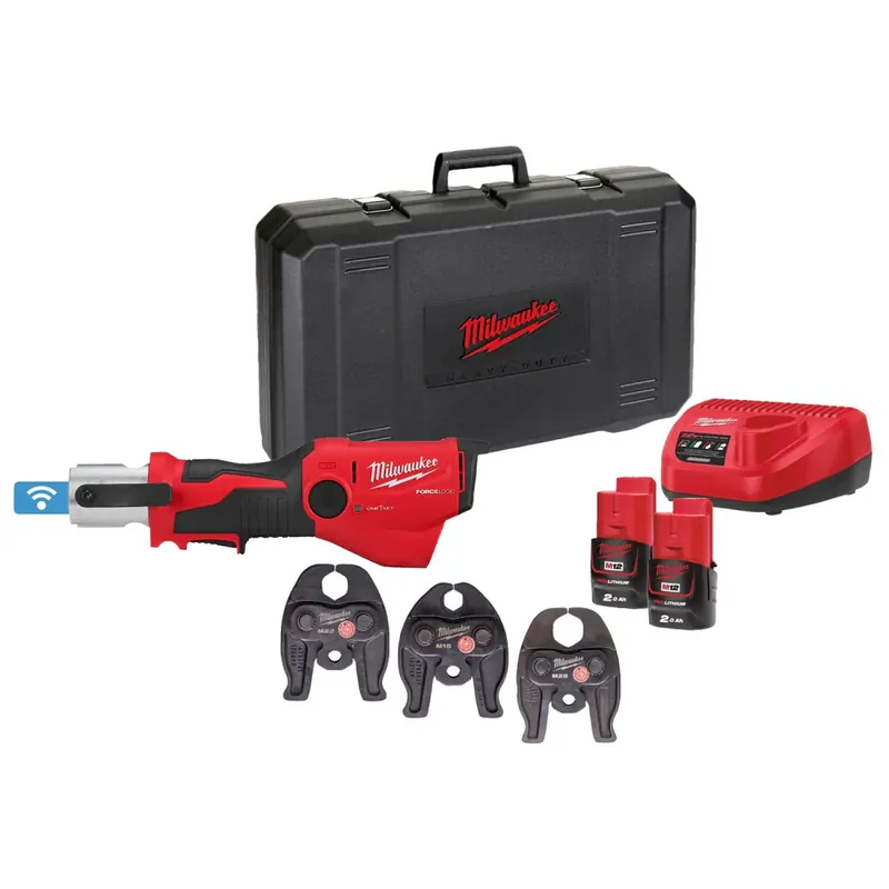 Uitverkoop Milwaukee M12 ONEHPT-202C V-Set 2 Hydraulische Subcompact Perstool