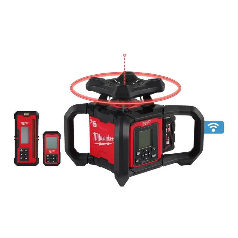MILWAUKEE® M18 RLOHV1200-501C M18 ONE-KEY, ROTARY LASER, RED, HORIZONTAL-VERTICAL, AUTO DUA Finale Uitverkoop