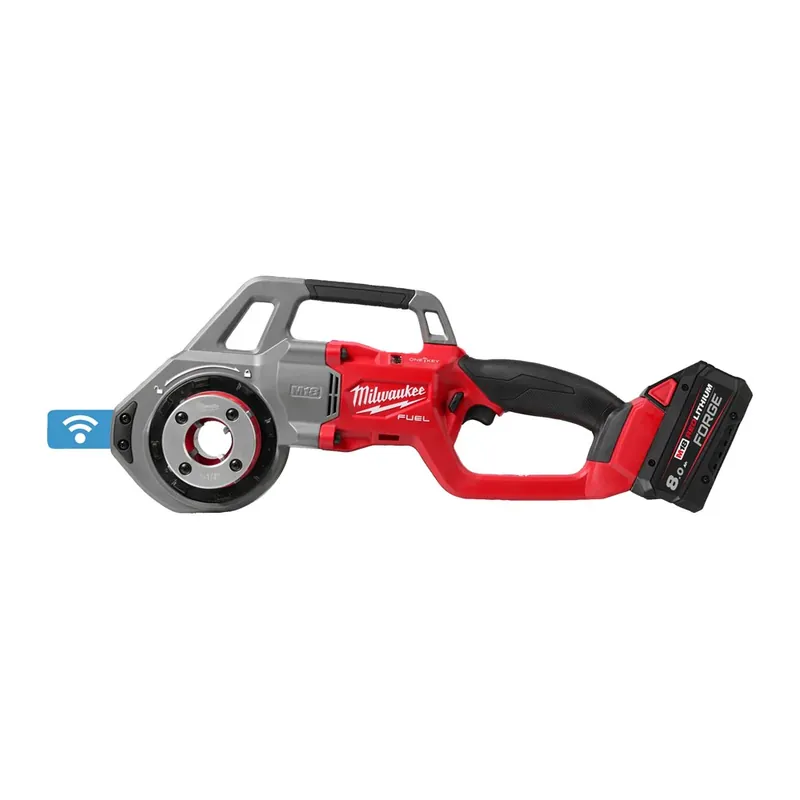 MILWAUKEE® "M18 FPT114-802C M18 FUEL DRAADSNIJDER 1"" MET ONE-KEY 1/4"" FORGE KIT" Betrouwbaar