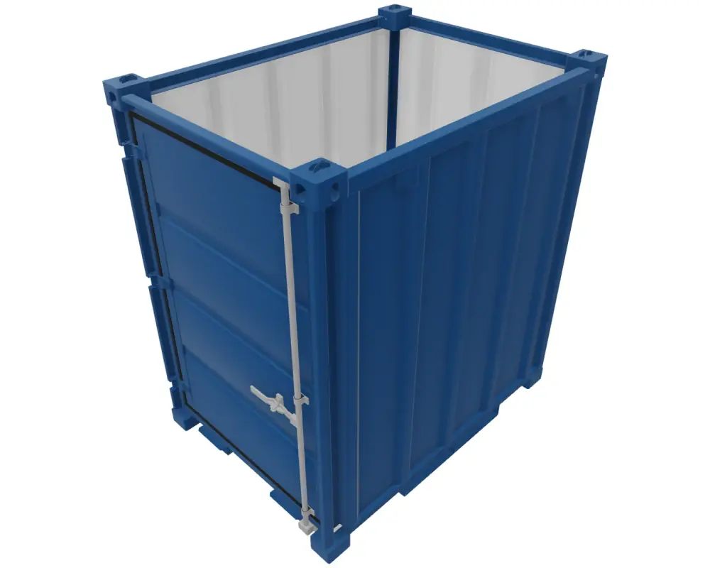 Beste Prijs CONTAINEX Opslagcontainer 5‘ Compacte en Robuuste Opslagunit