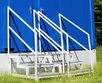 Koopje CONTAINEX Gegalvaniseerde trap voor Vuilwatertank
