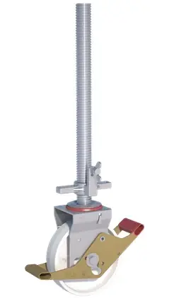 Scafom Steigerzwenkwiel + Spindel Geremd Ø 200mm 10kN - Klaphek No.4 met Kantplank - E04RS0533 Bestel Nu