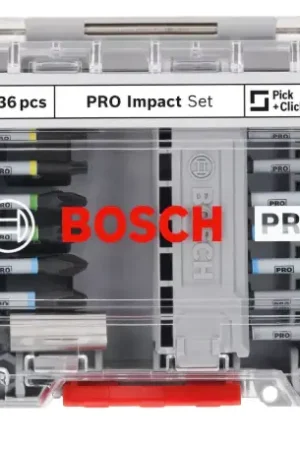 Bosch PRO IMPACT Schroefbitset 36-delig in Display - 2608522517 Hoge Kwaliteit