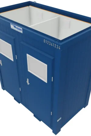 Direct Beschikbaar CONTAINEX Sanitair unit 8‘ met Dubbel Toilet en Wastafels