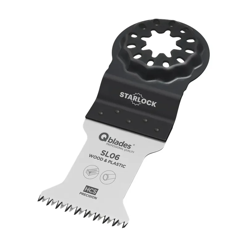 Qblades Multitool Zaagblad Precision HCS 35x50mm Starlock SL06 1st Premium