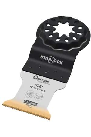 Speciale Aanbieding Qblades Carbide-Pro Multitool Zaagblad Hout en Metaal Starlock SL81 35x45mm 1st