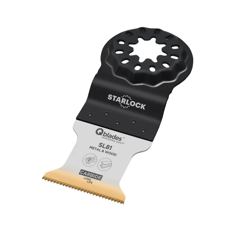 Speciale Aanbieding Qblades Carbide-Pro Multitool Zaagblad Hout en Metaal Starlock SL81 35x45mm 1st