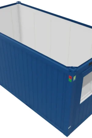 CONTAINEX Kantoorunit 20‘ XL – Dubbel Raam op Kopzijde Express Levering