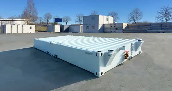 CONTAINEX Vuilwatertank 10‘ – Afvalwateropslag voor Sanitaircontainer Betrouwbaar