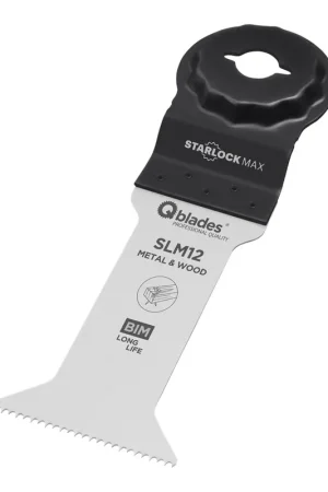 Express Levering Qblades Multitool BiM Zaagblad Hout en Metaal Starlock MAX 42x78mm SLM12 1st