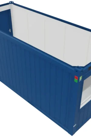 CONTAINEX Kantoorunit 20‘ met Ramen aan de Achterzijde Weekendaanbieding
