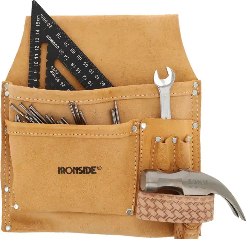 Premium Ironside GEREEDSCHAPS- EN SPIJKERGORDEL 5 VAKS