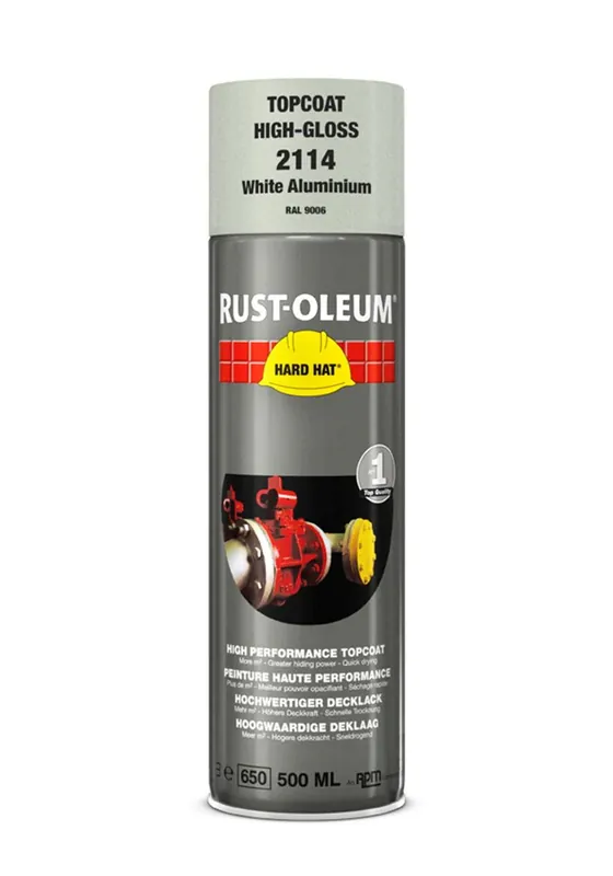 Bestseller RUST-OLEUM SPRAYLAK ALU WIT 500ML RAL9006 - 2114