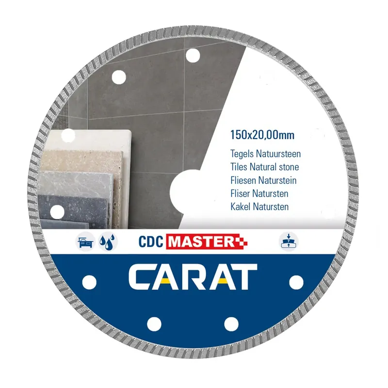 Bestel Nu CARAT DIAMANTBLAD 150MM 20MM CDC MASTER - VOOR WAND EN VLOERTEGELS