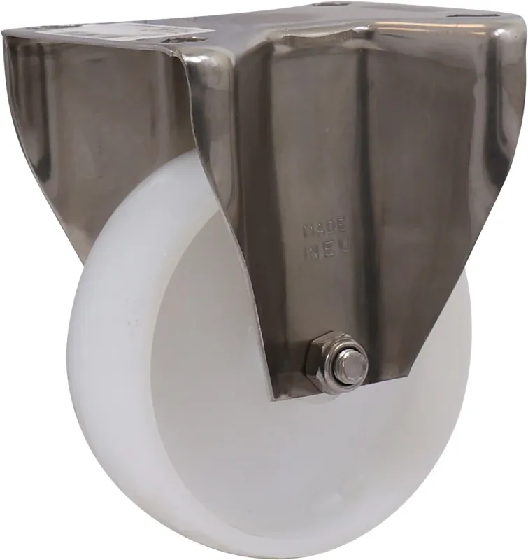 Koop Online Kelfort BOKWIEL WIT KUNSTSTOF RVS 100MM